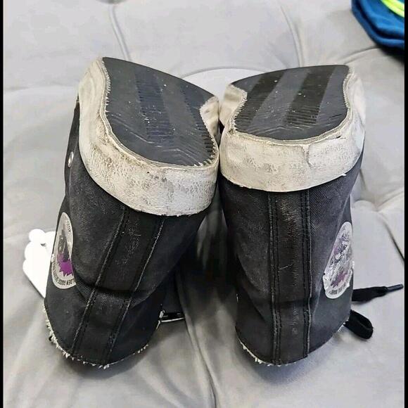 GOLDEN GOOSE GGDB FRANCY Rap Black Canvas Womens Athletic Sneakers Shoes 41 10 - Picture 13 of 14